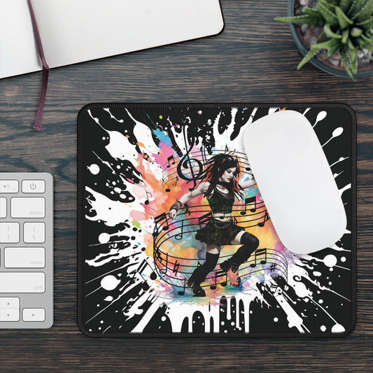 Color Splash Music is Life Gaming Mouse Pad