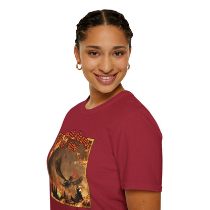 Dragon Attacking - Fire Will Cleanse Our Sins - Unisex Softstyle T-Shirt