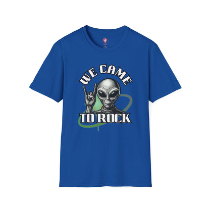 Alien Metal - We Came to Rock - Unisex Softstyle T-Shirt