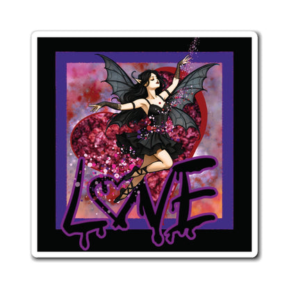Gothic Fairy Love Magnet - Witchy Home Decor