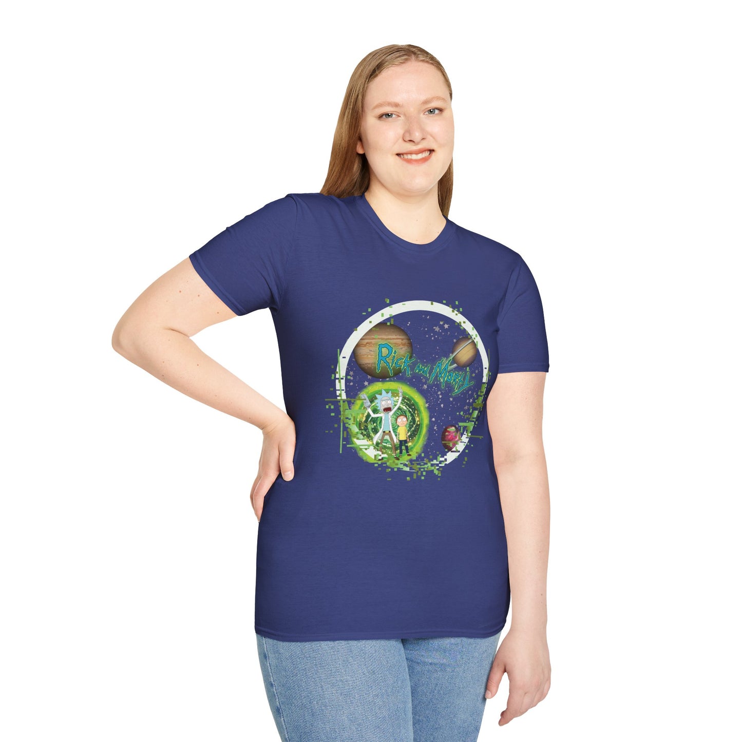Rick & Morty Broken Space - Unisex Softstyle T-Shirt