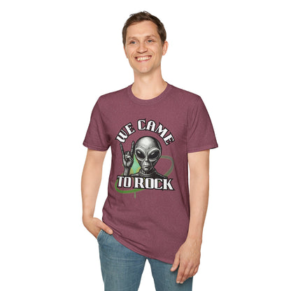 Alien Metal - We Came to Rock - Unisex Softstyle T-Shirt