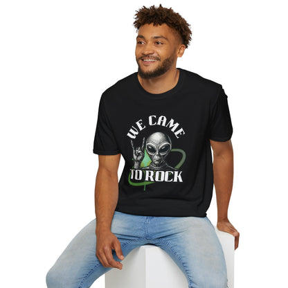 Alien Metal - We Came to Rock - Unisex Softstyle T-Shirt