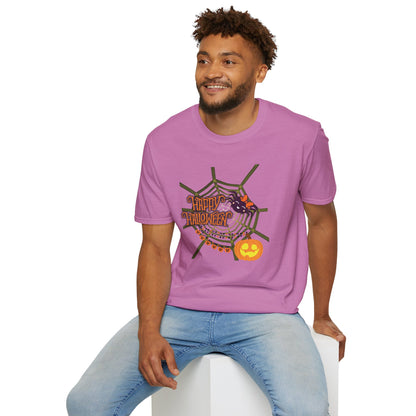 Halloween Cute Spiderweb - Unisex Softstyle T-Shirt