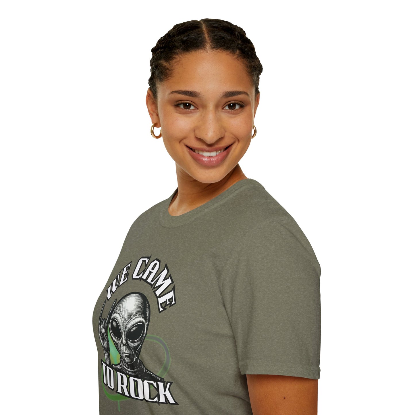 Alien Metal - We Came to Rock - Unisex Softstyle T-Shirt