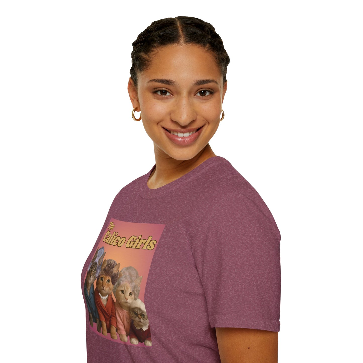 The Calico Girls cute kittens - Unisex Softstyle T-Shirt