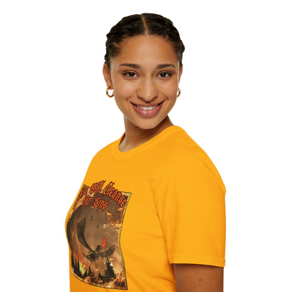Dragon Attacking - Fire Will Cleanse Our Sins - Unisex Softstyle T-Shirt