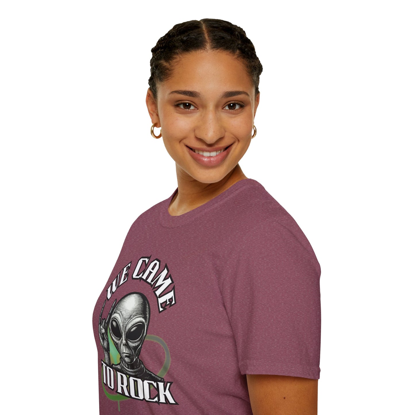 Alien Metal - We Came to Rock - Unisex Softstyle T-Shirt