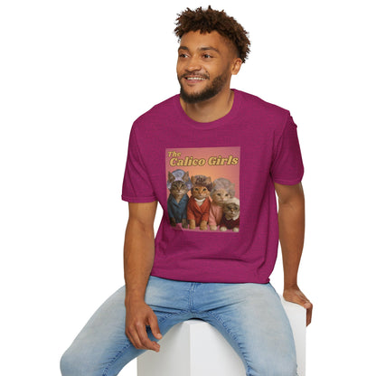 The Calico Girls cute kittens - Unisex Softstyle T-Shirt
