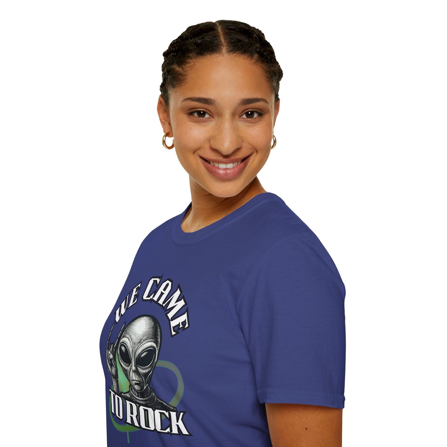 Alien Metal - We Came to Rock - Unisex Softstyle T-Shirt