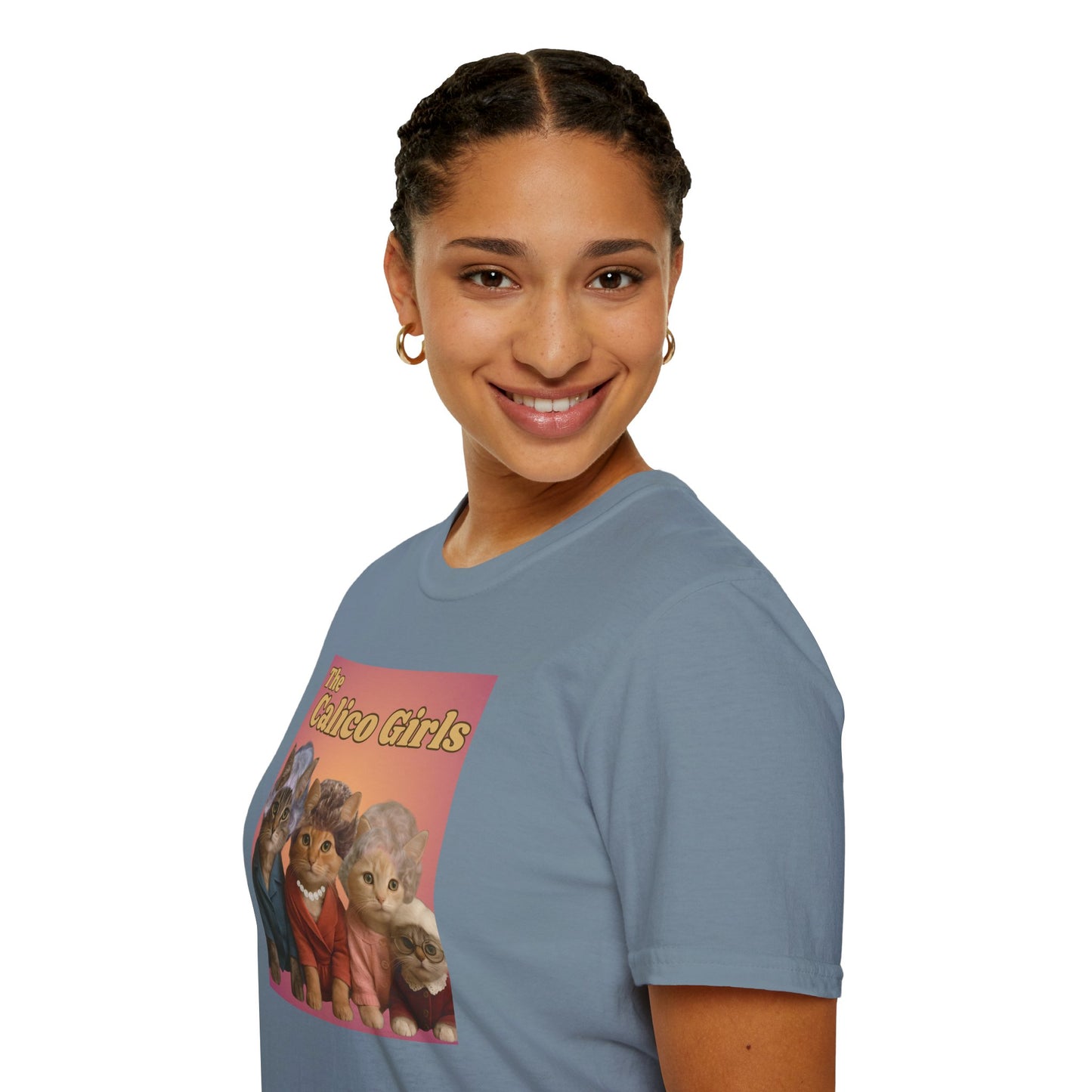 The Calico Girls cute kittens - Unisex Softstyle T-Shirt