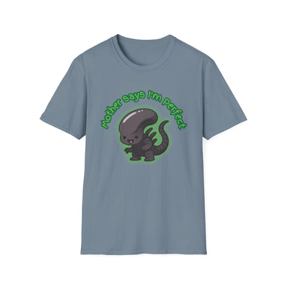 Alien Cute Xenomorph I'm Perfect - Unisex Softstyle T-Shirt