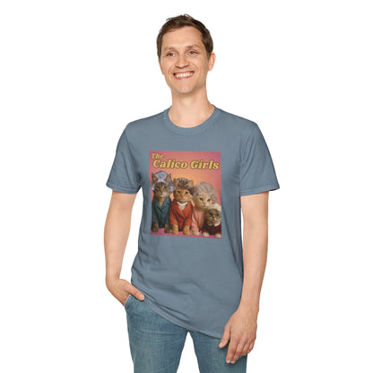 The Calico Girls cute kittens - Unisex Softstyle T-Shirt