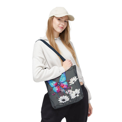 Painted Butterfly in Black and White Tote Bag