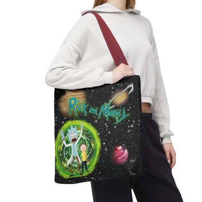 Rick & Morty Custom Adventure Tote Bag