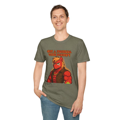 My Little Pony Masculine Big Mac - Pony Problem - Unisex Softstyle T-Shirt