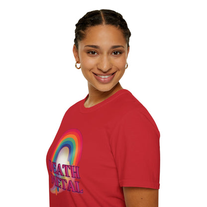 Rainbow Death Metal - Unisex Softstyle T-Shirt