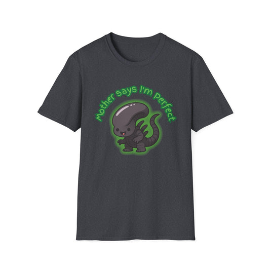 Alien Cute Xenomorph I'm Perfect - Unisex Softstyle T-Shirt
