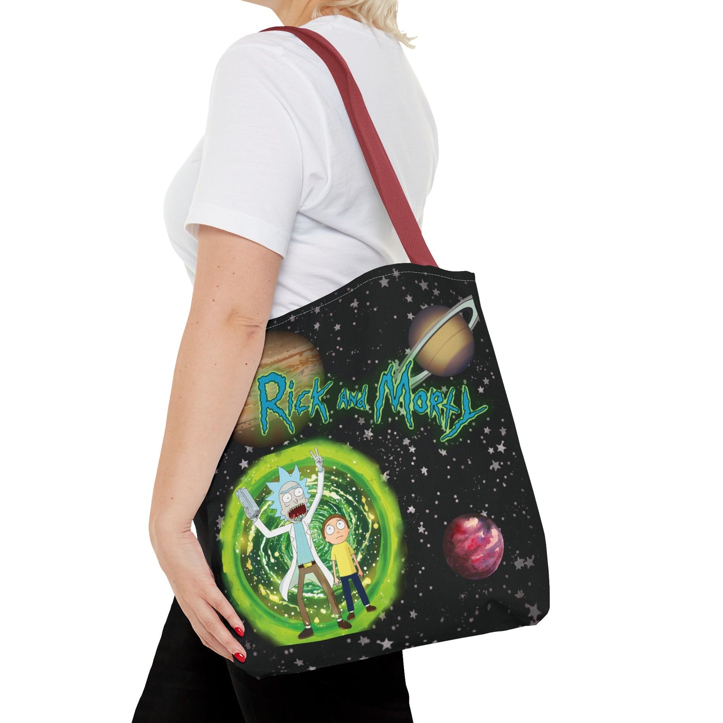 Rick & Morty Custom Adventure Tote Bag