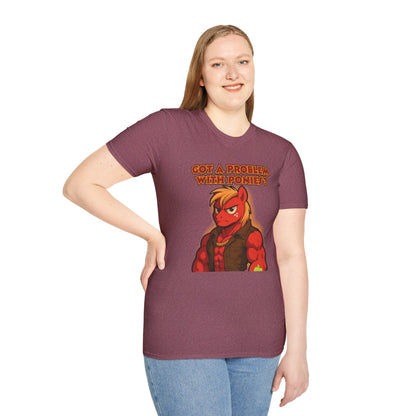 My Little Pony Masculine Big Mac - Pony Problem - Unisex Softstyle T-Shirt