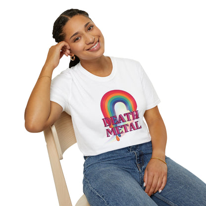 Rainbow Death Metal - Unisex Softstyle T-Shirt
