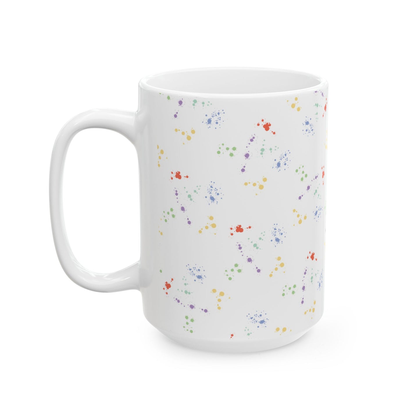 Color Artistic Music Inspired Ceramic Mug | Perfect Gift for Musicians, Coffee Lovers, Art Enthusiasts