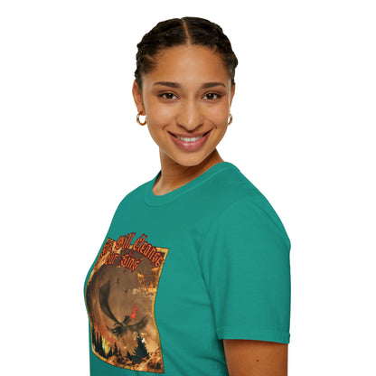 Dragon Attacking - Fire Will Cleanse Our Sins - Unisex Softstyle T-Shirt
