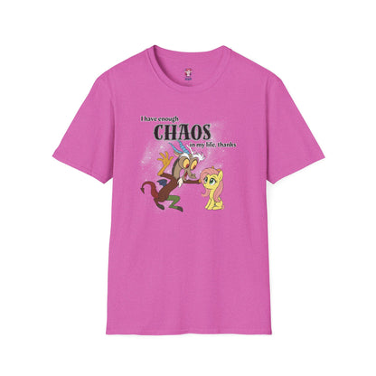 My Little Pony Discord and Fluttershy - Unisex Softstyle T-Shirt
