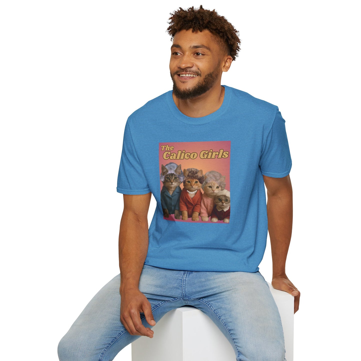 The Calico Girls cute kittens - Unisex Softstyle T-Shirt
