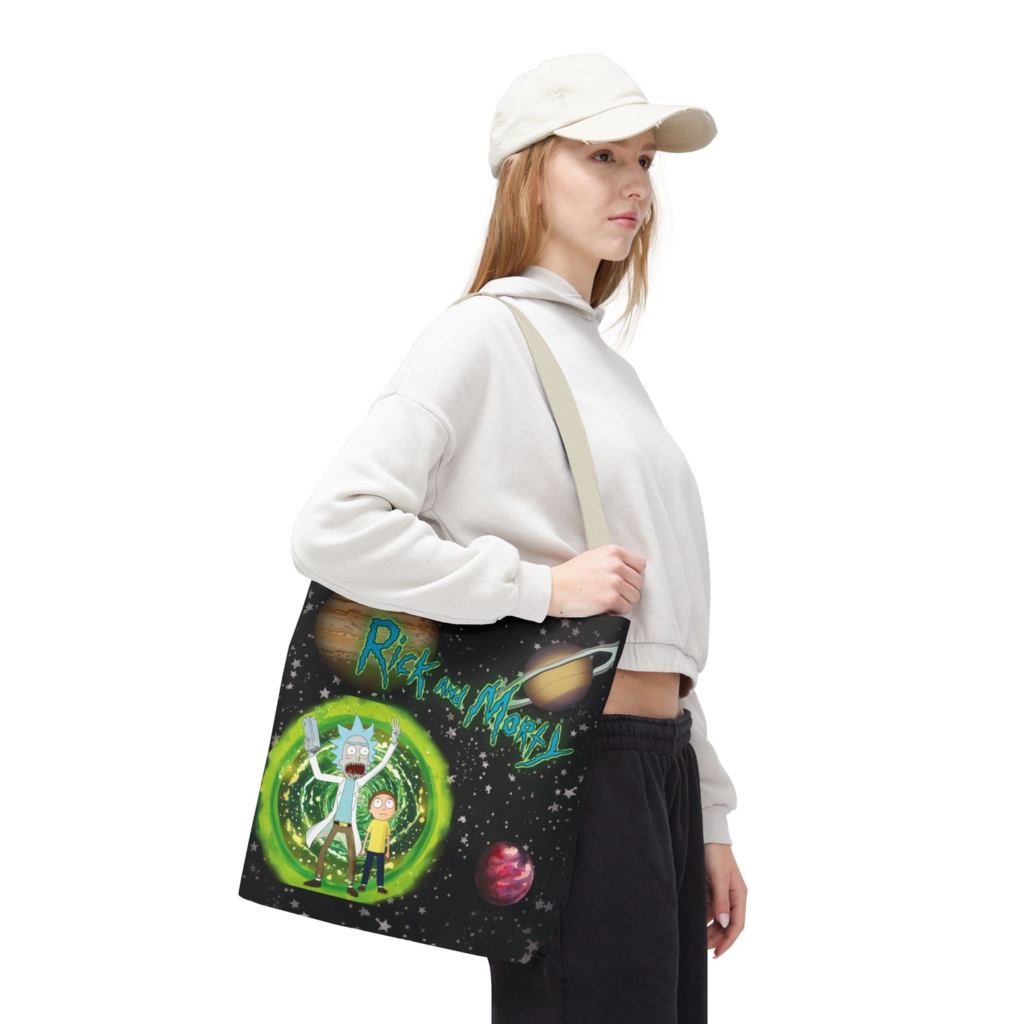 Rick & Morty Custom Adventure Tote Bag