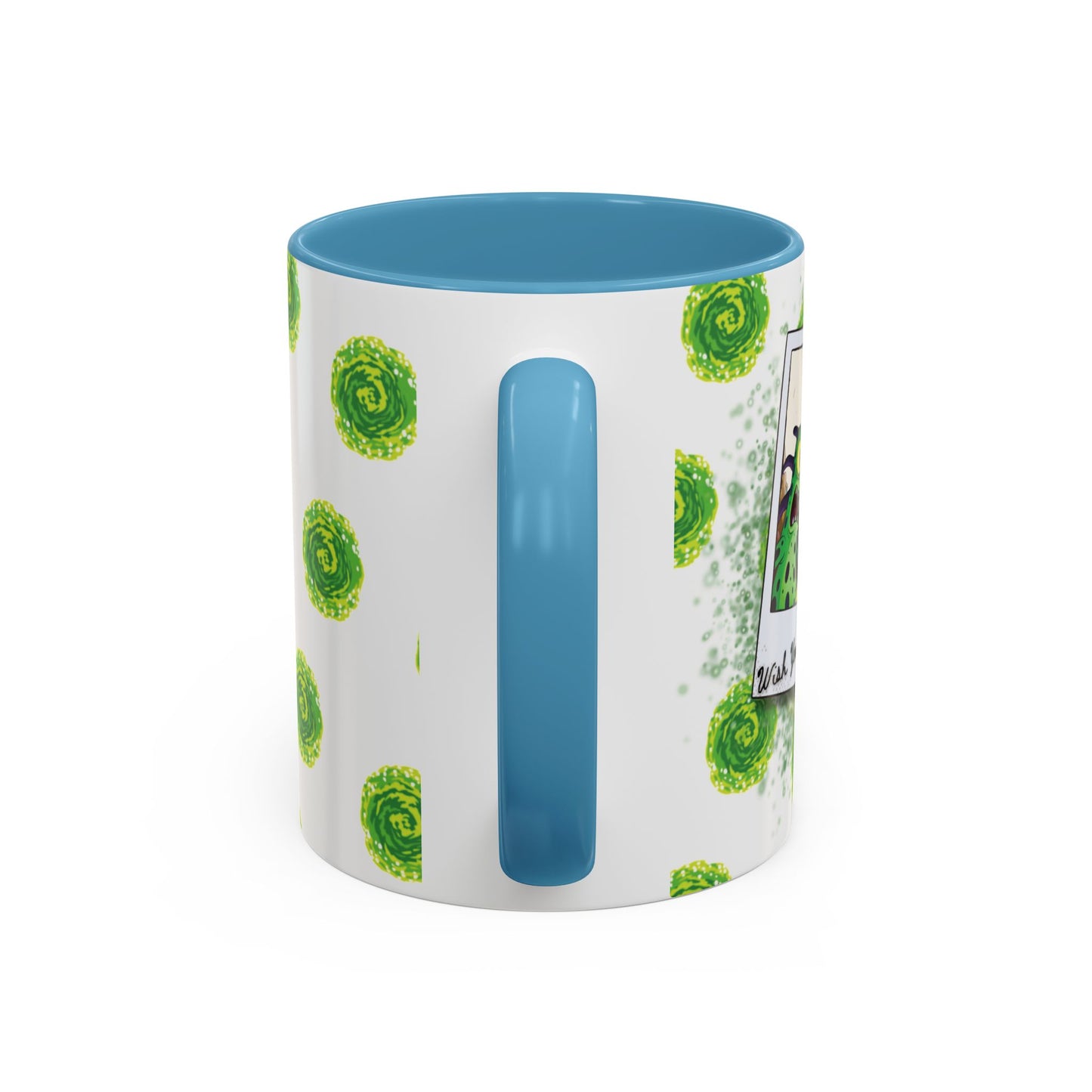 Rick & Morty Alien Polaroid - Accent Coffee Mug (11, 15oz)