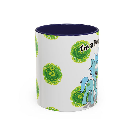 Rick & Morty Pony Accent Coffee Mug (11, 15oz)