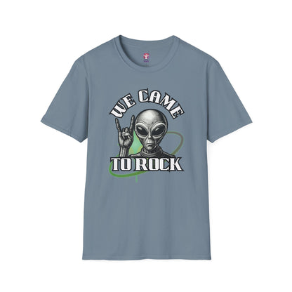 Alien Metal - We Came to Rock - Unisex Softstyle T-Shirt