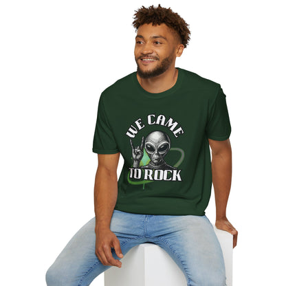 Alien Metal - We Came to Rock - Unisex Softstyle T-Shirt