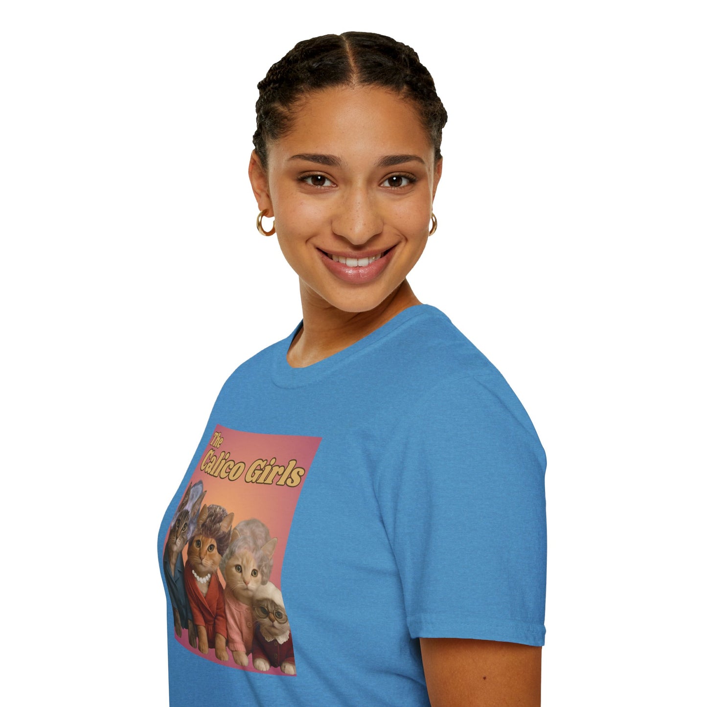 The Calico Girls cute kittens - Unisex Softstyle T-Shirt