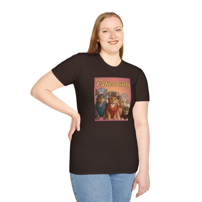 The Calico Girls cute kittens - Unisex Softstyle T-Shirt