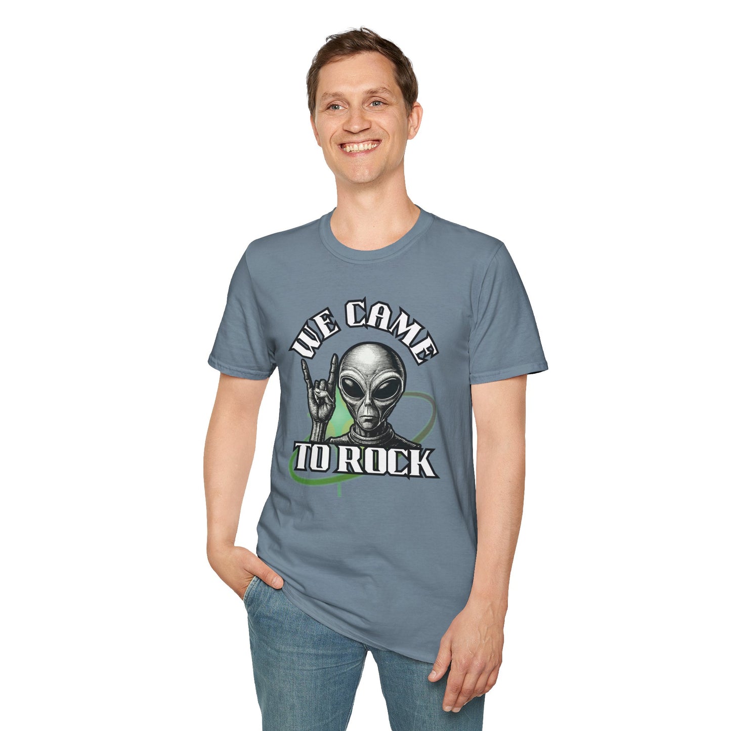 Alien Metal - We Came to Rock - Unisex Softstyle T-Shirt