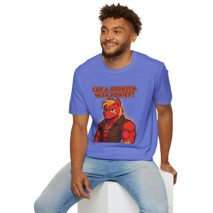 My Little Pony Masculine Big Mac - Pony Problem - Unisex Softstyle T-Shirt