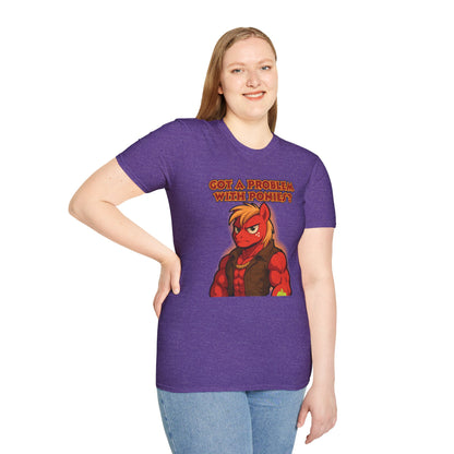 My Little Pony Masculine Big Mac - Pony Problem - Unisex Softstyle T-Shirt
