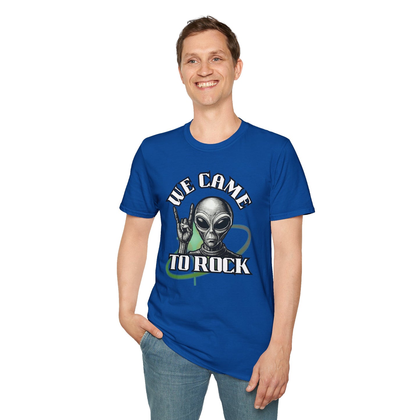 Alien Metal - We Came to Rock - Unisex Softstyle T-Shirt
