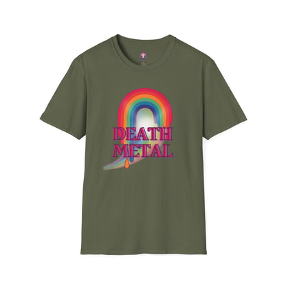 Rainbow Death Metal - Unisex Softstyle T-Shirt