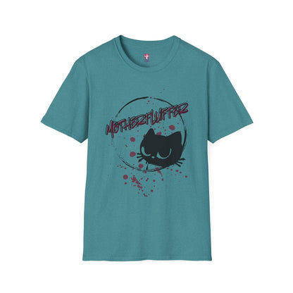 Motherfluffer Color Cat - Unisex Softstyle T-Shirt