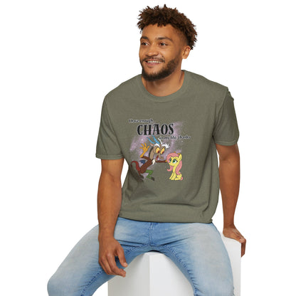 My Little Pony Discord and Fluttershy - Unisex Softstyle T-Shirt