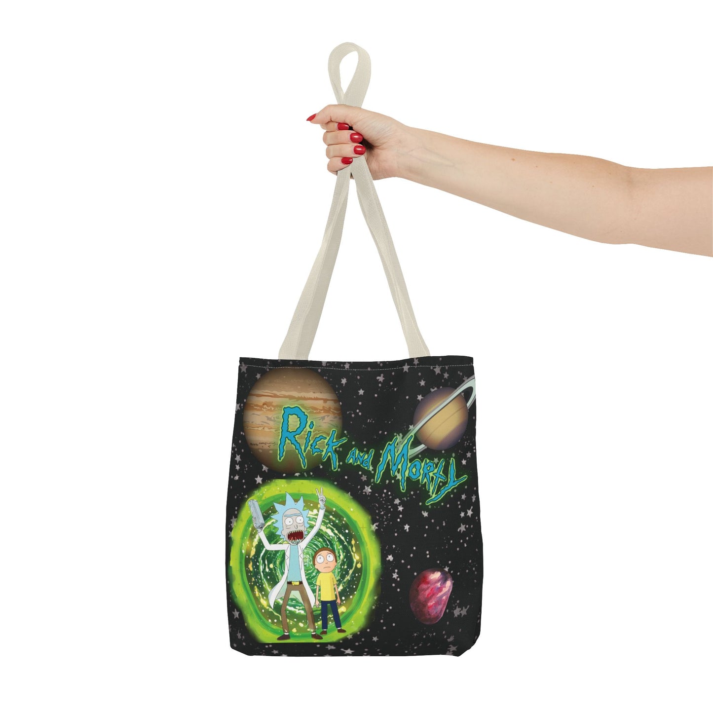 Rick & Morty Custom Adventure Tote Bag