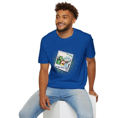 Rick & Morty Polaroid - Wish You Were Here - Unisex Softstyle T-Shirt