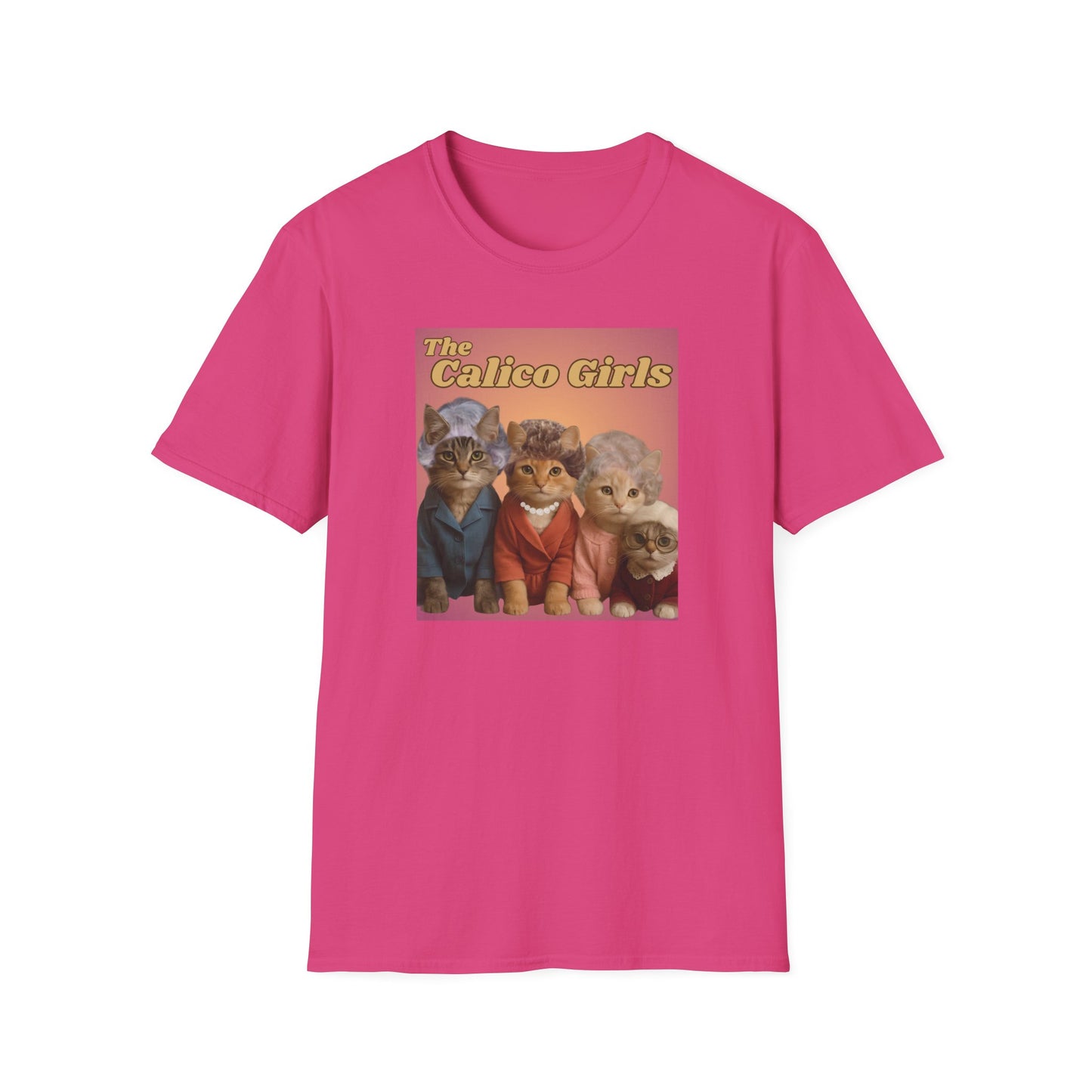 The Calico Girls cute kittens - Unisex Softstyle T-Shirt