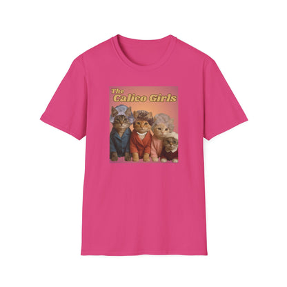 The Calico Girls cute kittens - Unisex Softstyle T-Shirt