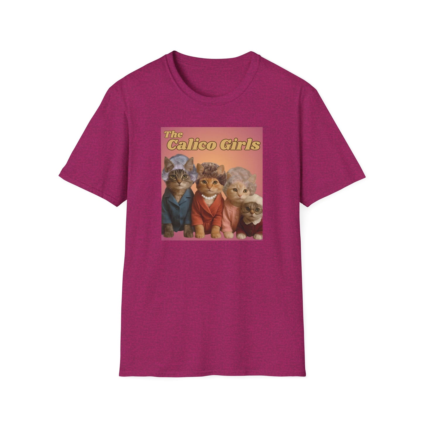 The Calico Girls cute kittens - Unisex Softstyle T-Shirt