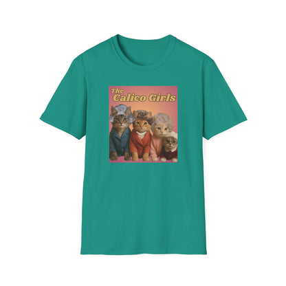 The Calico Girls cute kittens - Unisex Softstyle T-Shirt