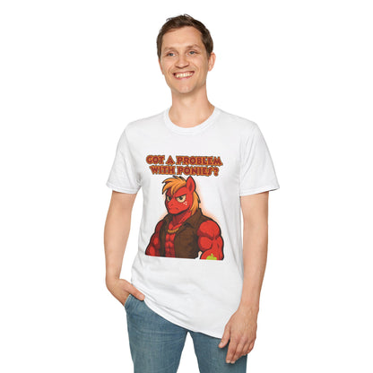 My Little Pony Masculine Big Mac - Pony Problem - Unisex Softstyle T-Shirt